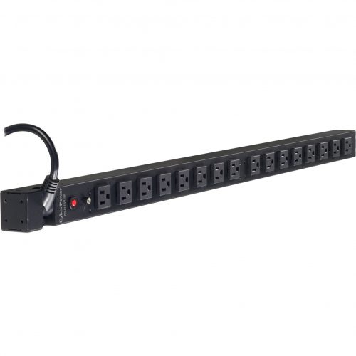Cyber Power Basic PDU15BV16F 16-Outlets PDU16 x NEMA 5-15RZero U Vertical Rackmount PDU15BV16F