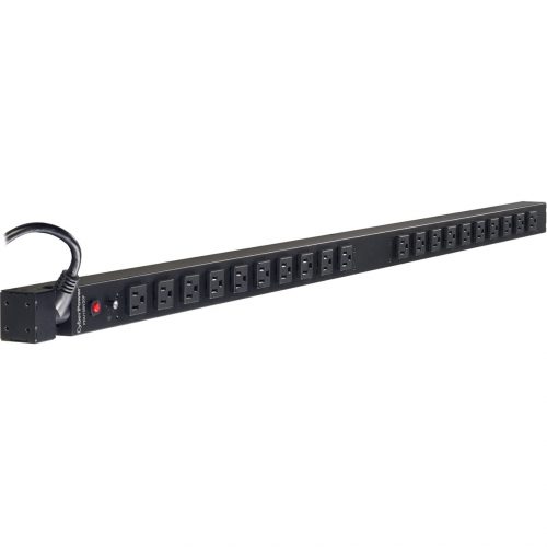 Cyber Power Basic PDU15BV20F 20-Outlets PDU20 x NEMA 5-15RZero U Vertical Rackmount PDU15BV20F