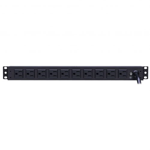 Cyber Power PDU15M2F10R 100125 VAC 15A Metered PDU12 Outlets, 15 ft, NEMA 5-15P, Horizontal, 1U, Lifetime Warranty PDU15M2F10R