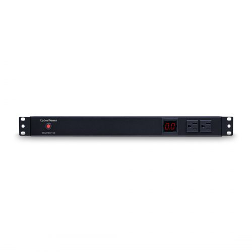 Cyber Power PDU15M2F12R 100125 VAC 15A Metered PDU14 Outlets, 15 ft, NEMA 5-15P, Horizontal, 1U, Lifetime Warranty PDU15M2F12R