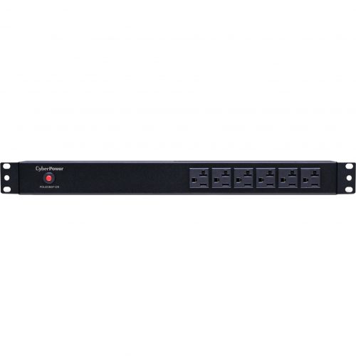 Cyber Power Basic PDU20B6F12R 18-Outlets PDU18 x NEMA 5-20R1U Rack-mountable, Zero U Vertical Rackmount PDU20B6F12R