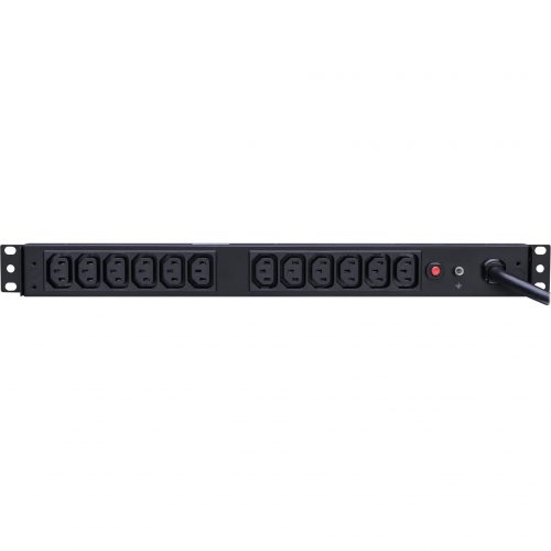 Cyber Power PDU20BHVT12R 200230 VAC 20A Basic PDU12 Outlets, 10 ft, NEMA L6-20P, Horizontal, 1U,  Warranty PDU20BHVT12R