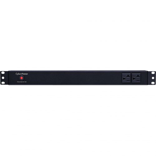 Cyber Power Basic PDU20BT2F10R 12-Outlets PDU12 x NEMA 5-20R1U Rack-mountable, Zero U Vertical Rackmount PDU20BT2F10R