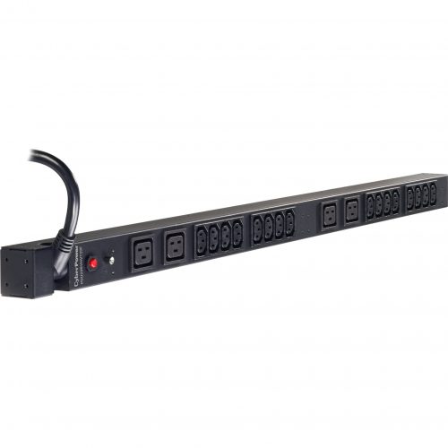 Cyber Power Basic PDU20BVHVT20F 20-Outlets PDU4 x IEC 60320 C19, 16 x IEC 60320 C13Zero U Vertical Rackmount PDU20BVHVT20F