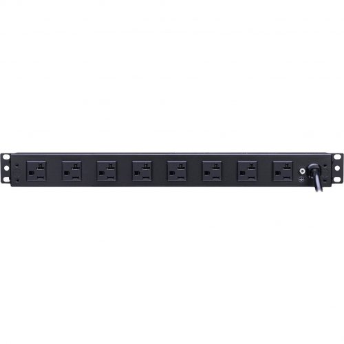 Cyber Power PDU20M2F8R 100125 VAC 20A Metered PDU10 Outlets, 15 ft, NEMA 5-20P, Horizontal, 1U, Lifetime Warranty PDU20M2F8R