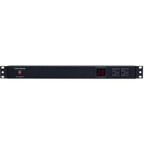 Cyber Power PDU20M2F8R 100125 VAC 20A Metered PDU10 Outlets, 15 ft, NEMA 5-20P, Horizontal, 1U, Lifetime Warranty PDU20M2F8R