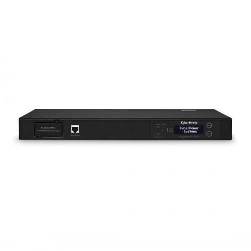 Cyber Power PDU20MHVIEC10AT 200240 VAC 20A Metered ATS PDU10 Outlets, 10 ft, 2 x IEC-320 C20, Horizontal, 1U, LCD,  Warranty PDU20MHVIEC10AT