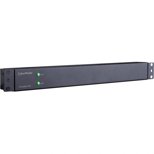 Cyber Power Basic PDU30BHVT10R 10-Outlets PDU2 x IEC 60320 C19, 8 x IEC 60320 C131U Rack-mountable, Zero U Vertical Rackmount PDU30BHVT10R