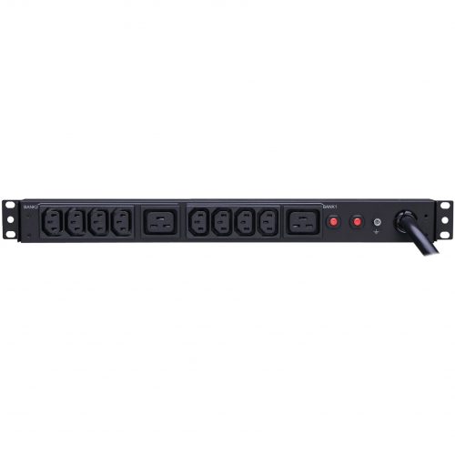 Cyber Power Basic PDU30BHVT10R 10-Outlets PDU2 x IEC 60320 C19, 8 x IEC 60320 C131U Rack-mountable, Zero U Vertical Rackmount PDU30BHVT10R