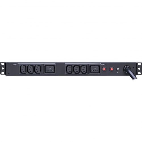 Cyber Power PDU30BHVT8R 200230 VAC 30A Basic PDU8 Outlets, 10 ft, NEMA L6-30P, Horizontal, 1U, Lifetime Warranty PDU30BHVT8R