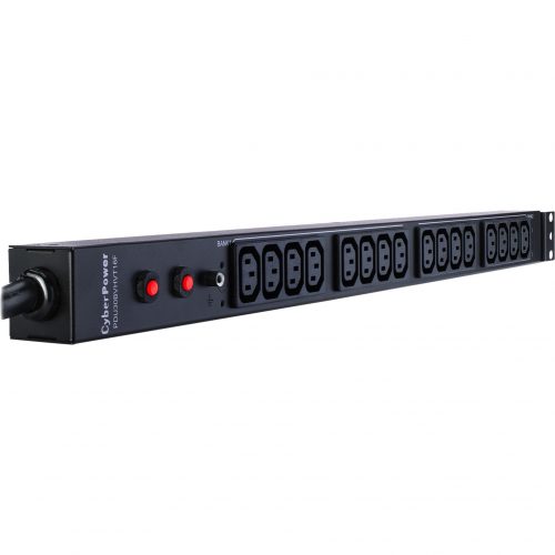 Cyber Power Basic PDU30BVHVT16F 16-Outlets PDU16 x IEC 60320 C13Zero U Vertical Rackmount PDU30BVHVT16F
