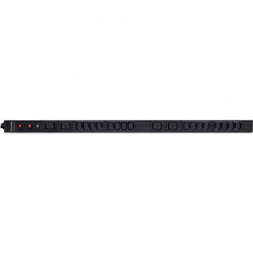 Cyber Power Basic PDU30BVHVT20F 20-Outlets PDU4 x IEC 60320 C19, 16 x IEC 60320 C13Zero U Vertical Rackmount PDU30BVHVT20F