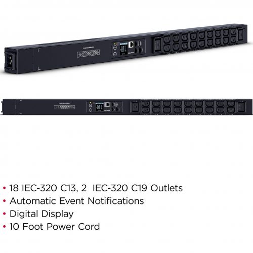 CyberPower PDU31114 Monitored PDU – 20 Outlets 200-240V