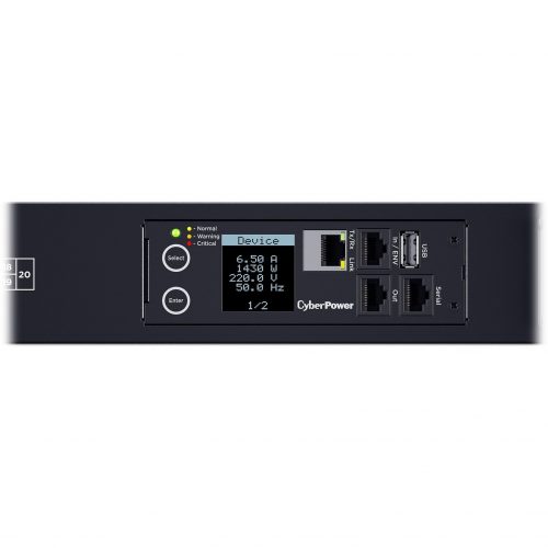 CyberPower PDU31114 Monitored PDU – 20 Outlets 200-240V