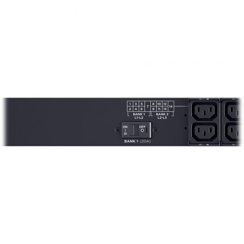 Cyber Power PDU33105 3 Phase 120208 VAC 30A Monitored PDU44 Outlets, 10 ft, NEMA L21-30P, Vertical, 0U, LCD,  Warranty PDU33105