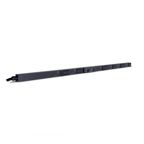 Cyber Power PDU33110 3 Phase 200240 VAC 60A Monitored PDU18 Outlets, 10 ft, IEC-309 60A Blue (3P+E), Vertical, 0U, LCD,  Warranty PDU33110