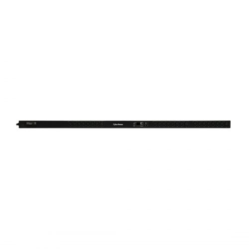 Cyber Power PDU41104 Single Phase 200240 VAC 20A Switched PDU24 Outlets, 10 ft, NEMA L6-20P, Vertical, 0U, LCD,  Warranty PDU41104