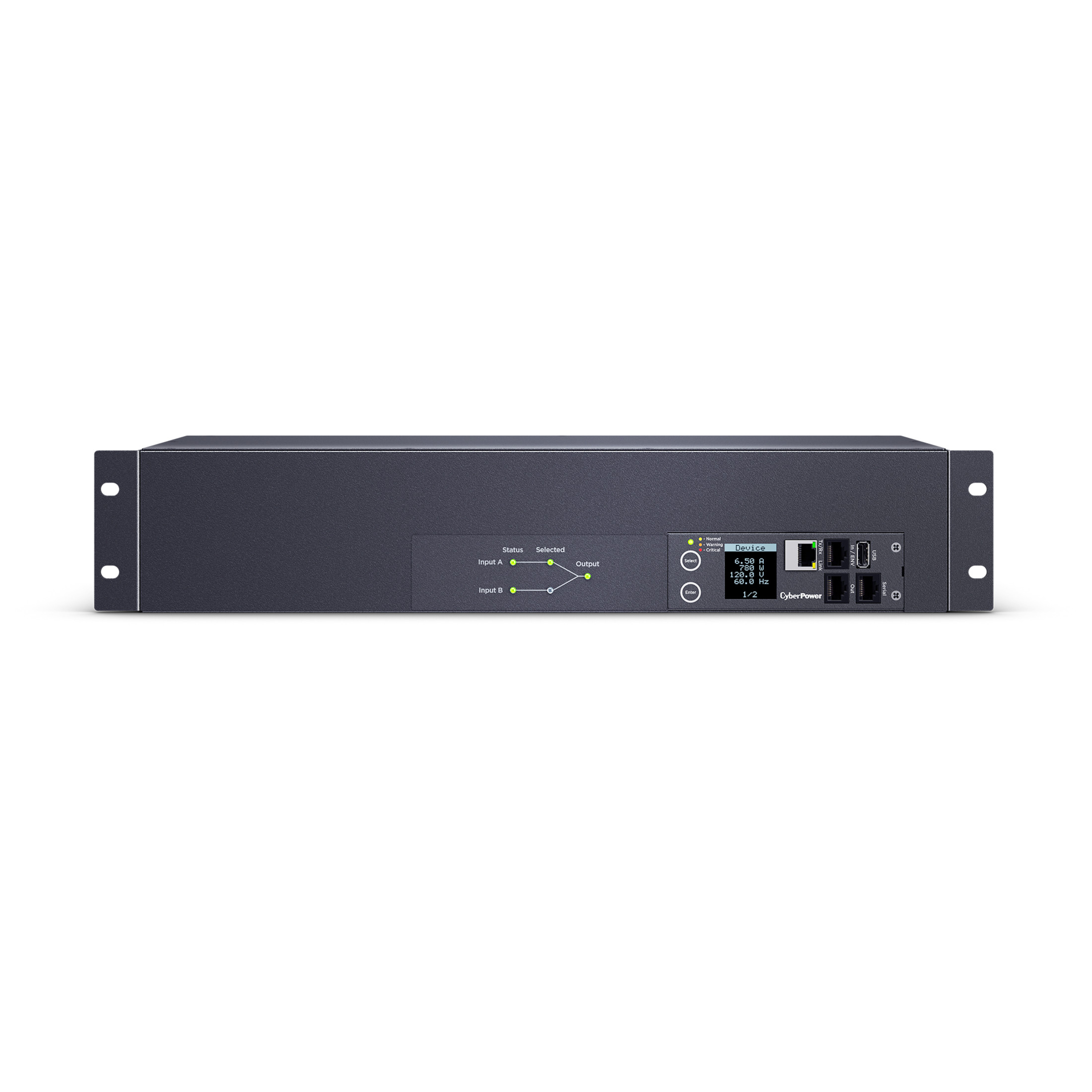 CyberPower PDU44003 Metered ATS PDU – 17-Outlets