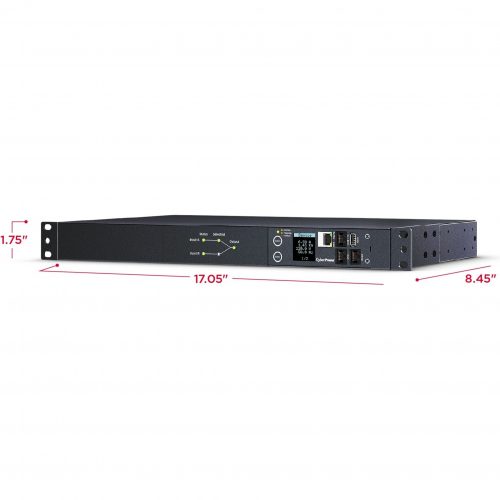 CyberPower PDU44005 Switched ATS PDU – 10-Outlets 230V AC