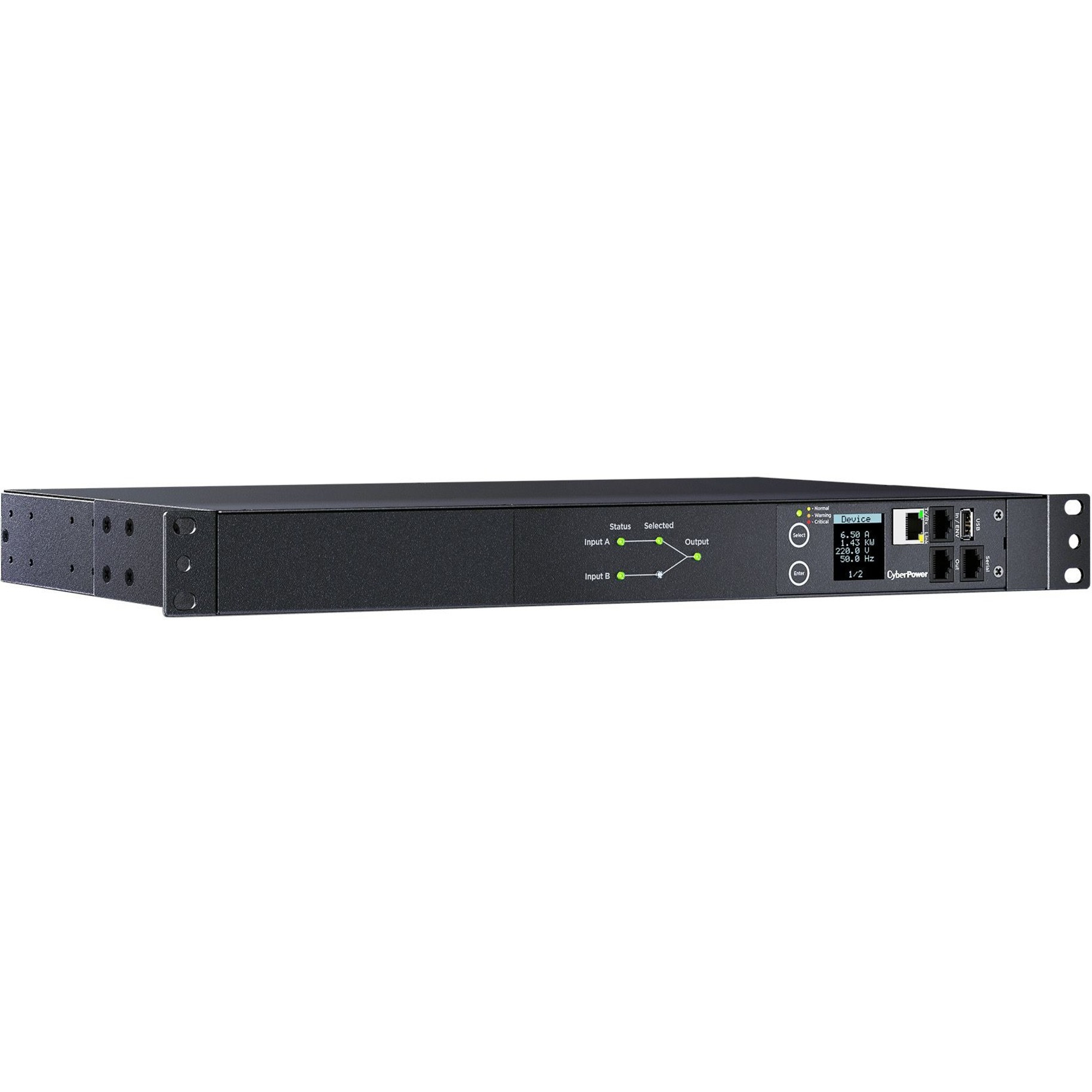 CyberPower PDU44005 Switched ATS PDU – 10-Outlets 230V AC