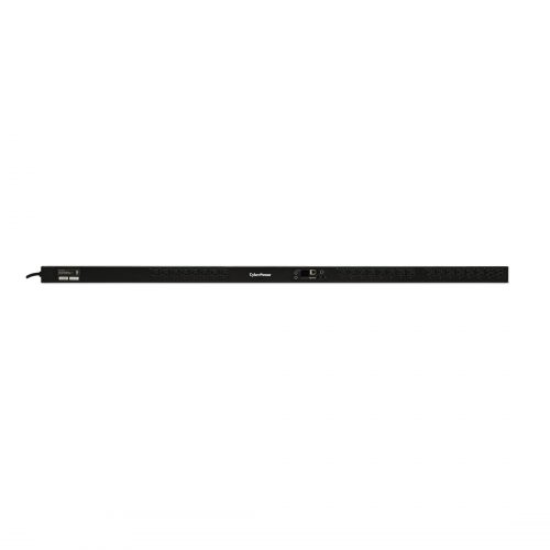 Cyber Power PDU81101 100120 VAC 20A Switched Metered-by-Outlet PDU24 Outlets, 24 ft, NEMA L5-20P (5-20P Adapter), Vertical, 0U, LCD,  W… PDU81101