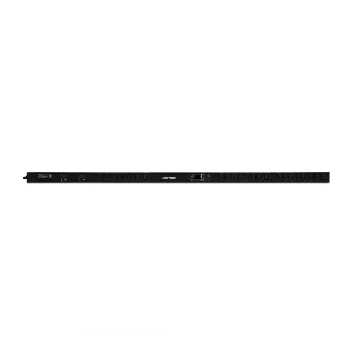 Cyber Power PDU81105 Single Phase 200240 VAC 30A Switched Metered-by-Outlet PDU24 Outlets, 10 ft, NEMA L6-30P, Vertical, 0U, LCD,  Warr… PDU81105