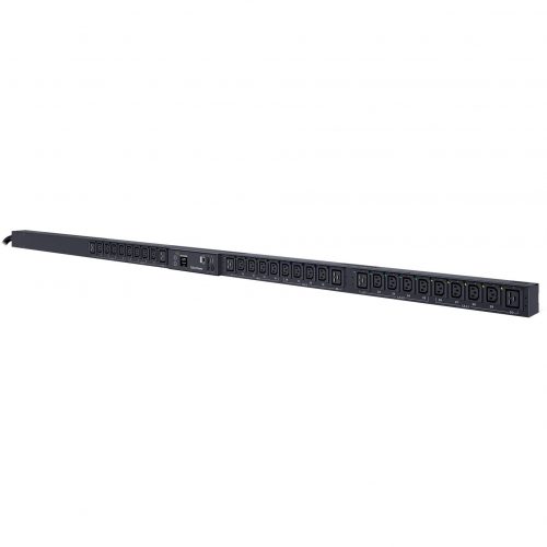 Cyber Power PDU83102 3 Phase 200240 VAC 20A Switched Metered-by-Outlet PDU30 Outlets, 10 ft, NEMA L21-20P, Vertical, 0U, LCD,  Warranty PDU83102