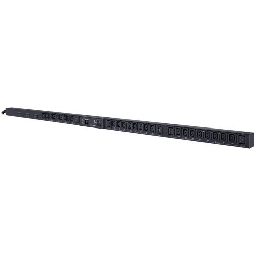 Cyber Power PDU83104 3 Phase 200240 VAC 30A Switched Metered-by-Outlet PDU30 Outlets, 10 ft, NEMA L21-30P, Vertical, 0U, LCD,  Warranty PDU83104