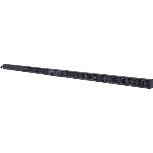 Cyber Power PDU83106 3 Phase 200240 VAC 30A Switched Metered-by-Outlet PDU30 Outlets, 10 ft, IEC-309 30A Blue (3P+E), Vertical, 0U, LCD, 3… PDU83106