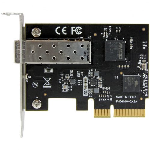 Startech .com PCI Express 10 Gigabit Ethernet Fiber Network Card w/ Open SFP+PCIe x4 10Gb NIC SFP+ AdapterScale your network performanc… PEX10000SFP