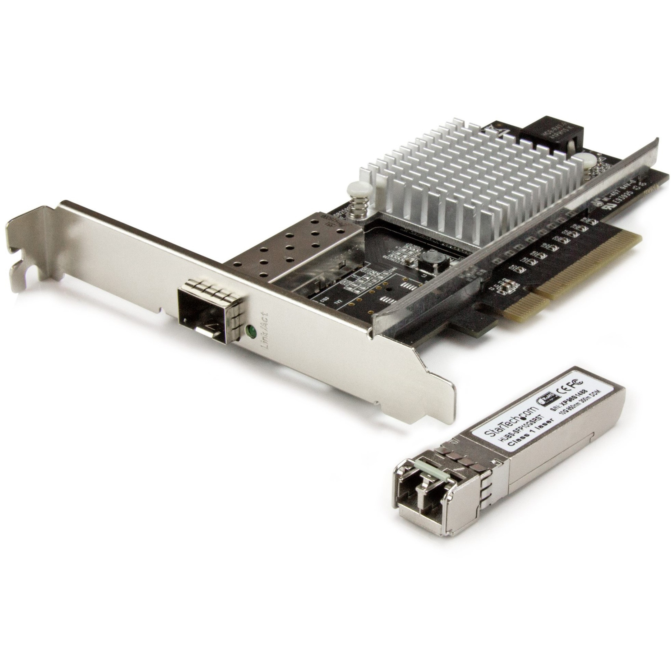 Startech .com 10G Network Card ? 1x 10G Open SFP+ Multimode LC Fiber Connector ? Intel 82599 Chip ? Gigabit Ethernet CardGet high performa… PEX10000SRI