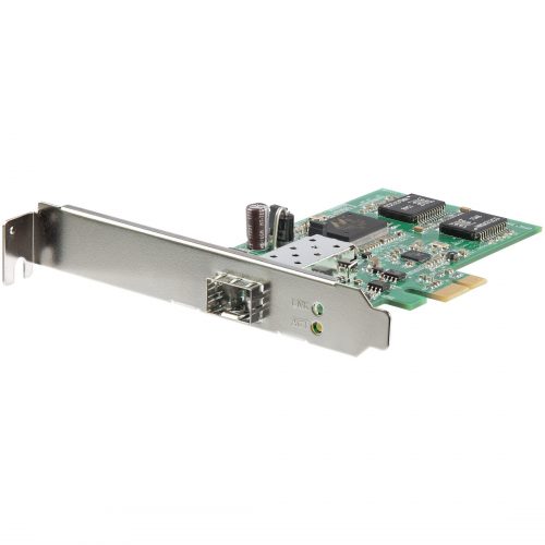 Startech .com PCI Express Gigabit Ethernet Fiber Network Card w/ Open SFPPCIe SFP Network Card Adapter NICConnect a PCI Express-based d… PEX1000SFP2