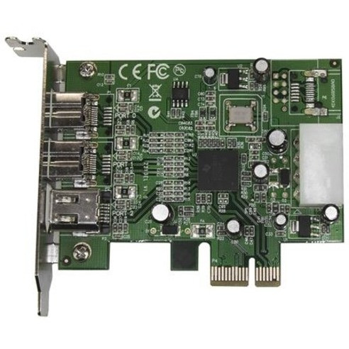 Startech .com 3 Port 2b 1a LP 1394 PCI Express FireWire CardAdd 2 native FireWire 800 ports to your low profile/small form factor computer… PEX1394B3LP