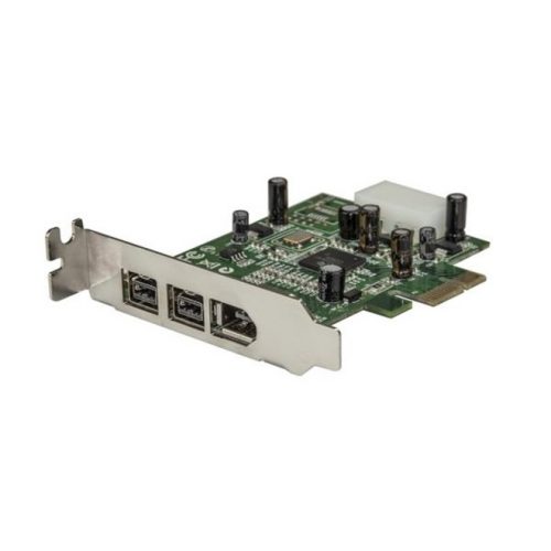 Startech .com 3 Port 2b 1a LP 1394 PCI Express FireWire CardAdd 2 native FireWire 800 ports to your low profile/small form factor computer… PEX1394B3LP