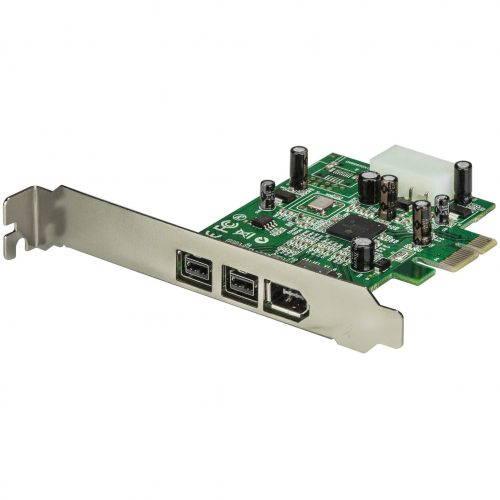 Startech .com 3 Port 2b 1a 1394 PCI Express FireWire CardAdd 2 native FireWire 800 ports to your computer through a PCI Express expansion sl… PEX1394B3