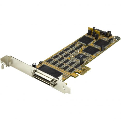 Startech .com 16 Port PCI Express Serial CardLow-ProfileHigh-Speed PCIe Serial Card with 16 DB9 RS232 PortsAdd 16 RS232 serial ports… PEX16S550LP