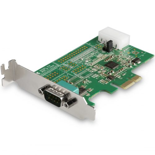 Startech .com 1-port PCI Express RS232 Serial Adapter CardPCIe Serial DB9 Controller Card 16950 UARTLow ProfileWindows/Linux1 port… PEX1S953LP
