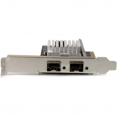Startech .com 10G Network Card, 2x 10G Open SFP+ Multimode LC Fiber Connector Intel 82599 Chip Gigabit Ethernet CardAdd two 10GbE SPF+ sl… PEX20000SFPI