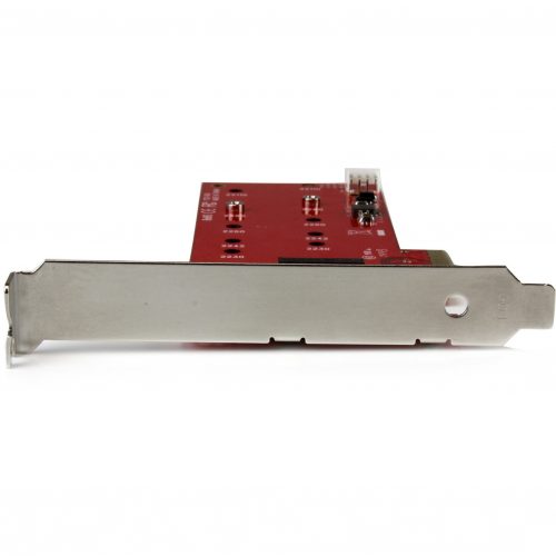 Startech .com 2x M.2 SATA SSD Controller CardPCIePCI Express M.2 SATA III ControllerNGFF Card AdapterAdd two Next Generation Form Fact… PEX2M2