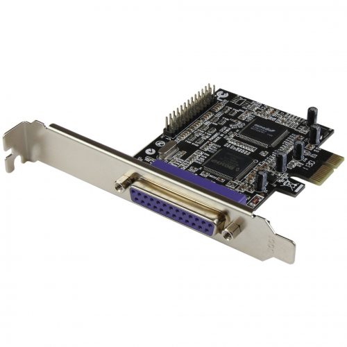 Startech .com 2 Port PCI Express / PCI-e Parallel Adapter CardIEEE 1284 with Low Profile BracketAdd 2 high-speed IEEE 1284 parallel ports… PEX2PECP2