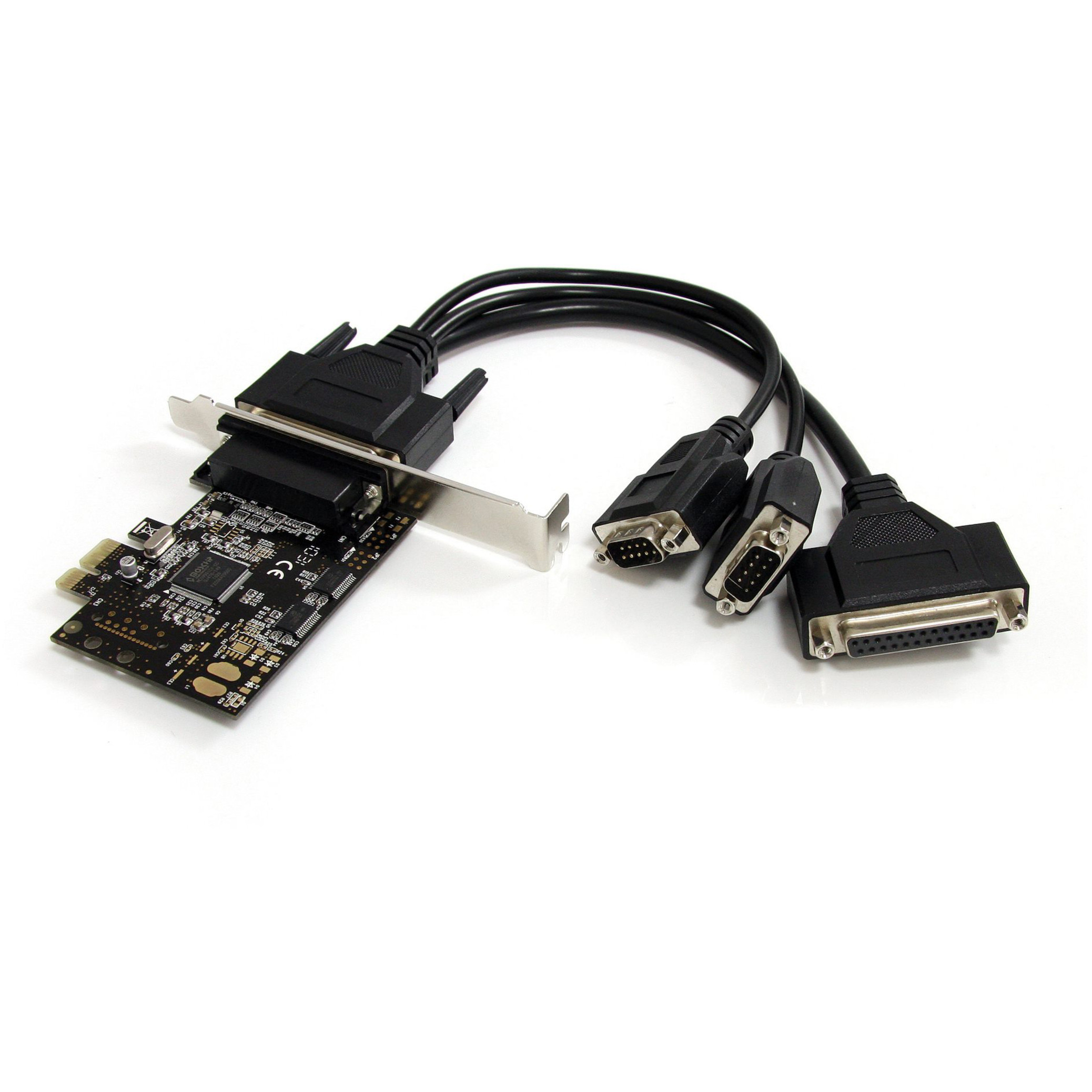 Startech .com 2S1P PCI Express Serial Parallel Combo CardAdd a parallel port and two RS-232 serial ports to your PC through a PCI-Express… PEX2S1P553B