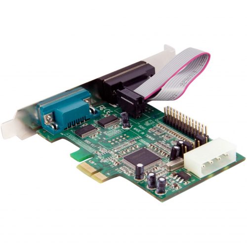 Startech .com .com 2S1P PCIe Parallel Serial Combo CardAdd 1 parallel port and 2 RS-232 serial ports to your standard or low-profil… PEX2S5531P