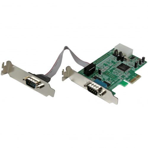 Startech .com 2 Port Low Profile PCI Express Serial Card16550Add 2 high-speed RS-232 serial ports to your low profile/small form factor… PEX2S553LP