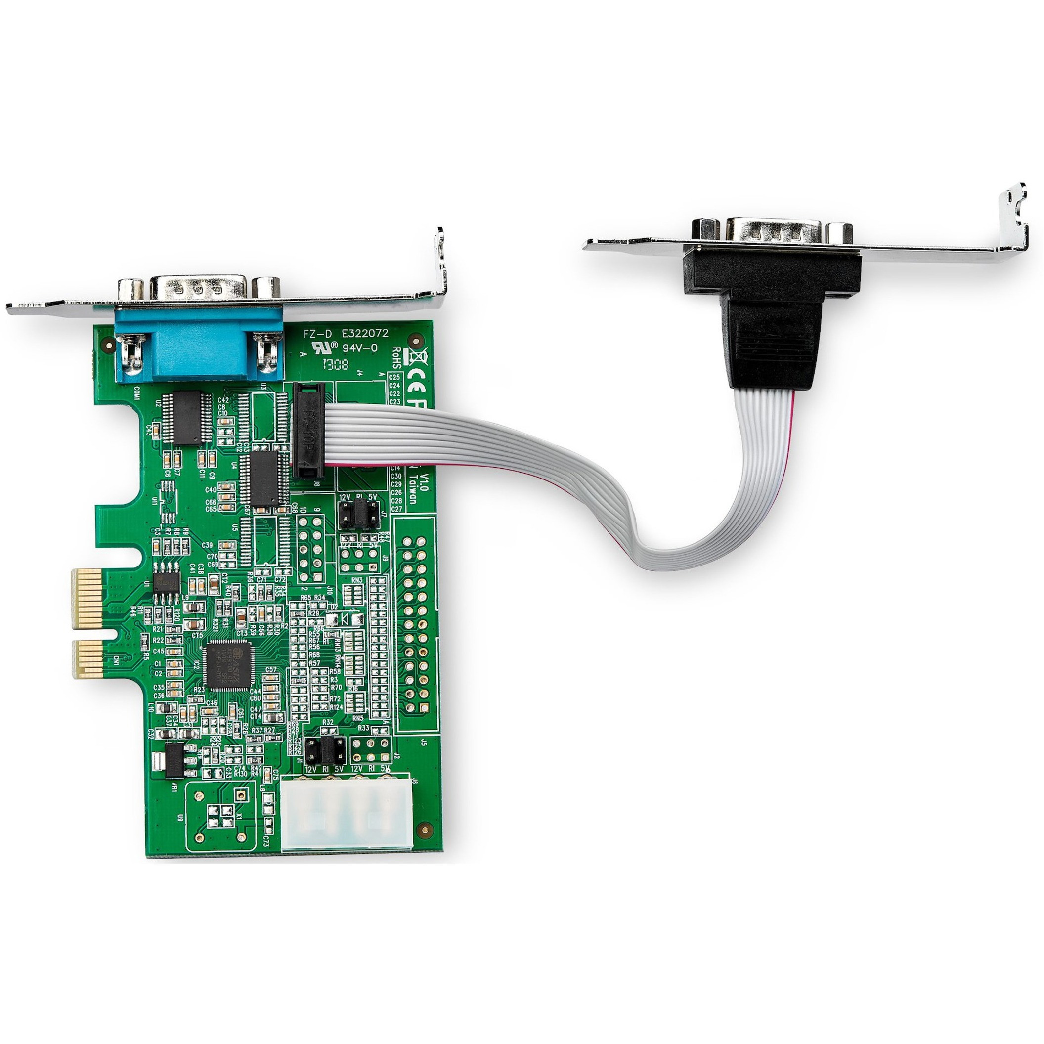 Startech .com 2-port PCI Express RS232 Serial Adapter CardPCIe Serial DB9 Controller Card 16950 UARTLow ProfileWindows and Linux2-… PEX2S953LP