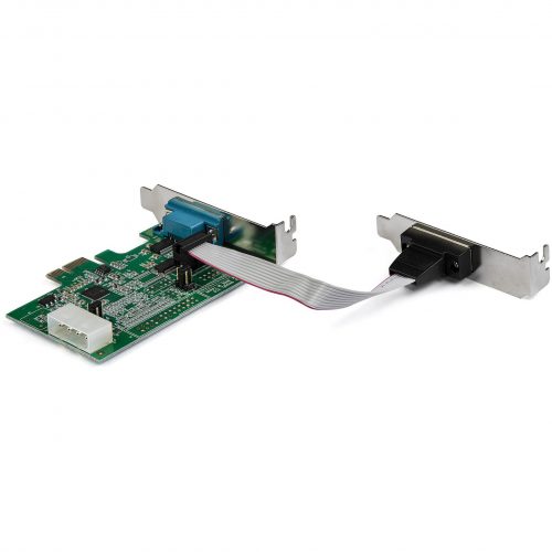 Startech .com 2-port PCI Express RS232 Serial Adapter CardPCIe Serial DB9 Controller Card 16950 UARTLow ProfileWindows and Linux2-… PEX2S953LP