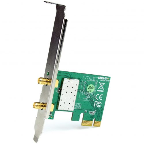 Startech .com PCI Express Wireless N Adapter300 Mbps PCIe 802.11 b/g/n Network Adapter Card ? 2T2R 2.2 dBiAdd high speed Wireless-N con… PEX300WN2X2