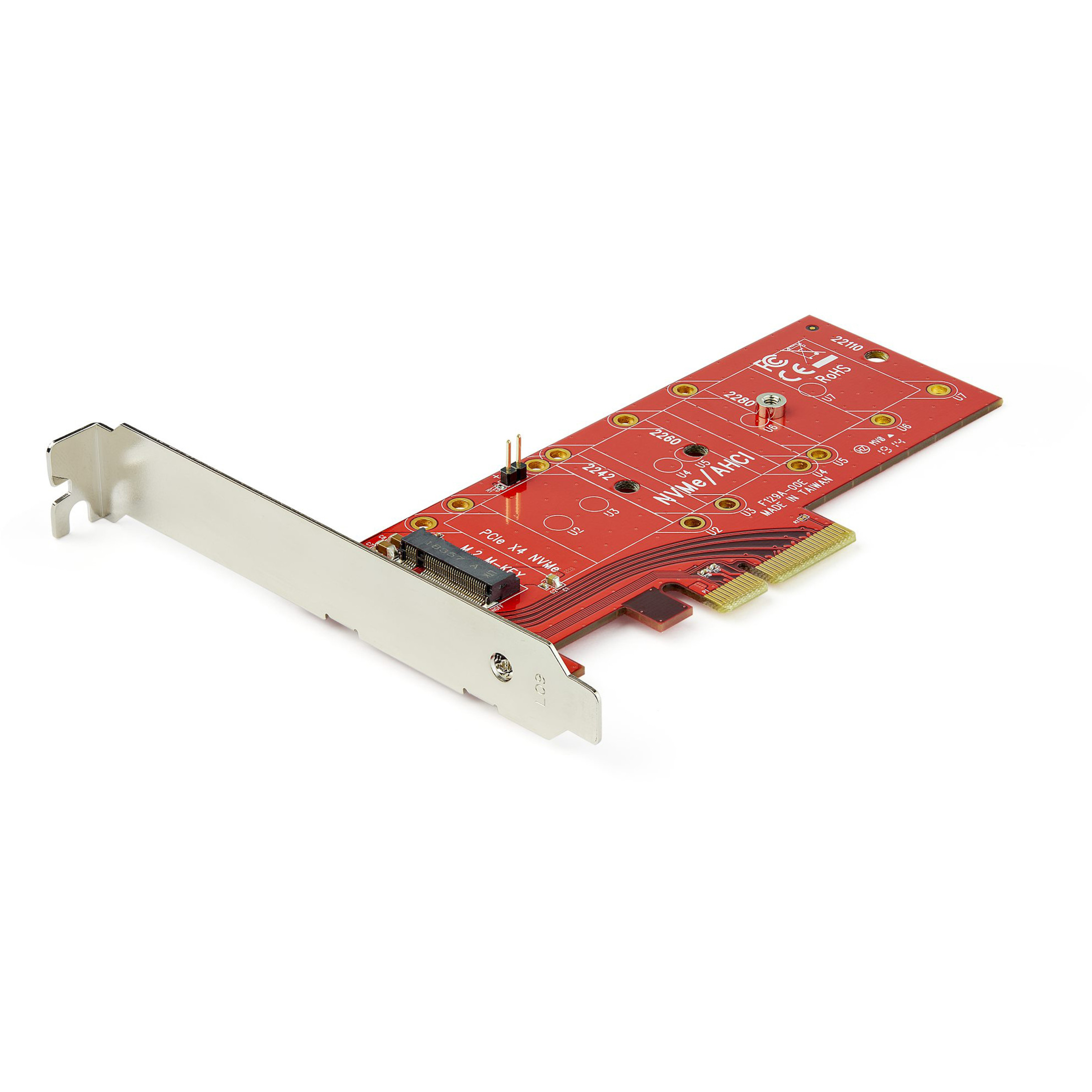 Startech .com x4 PCI Express to M.2 PCIe SSD AdapterM.2 NGFF SSD (NVMe or AHCI) Adapter CardConnect a PCIe M.2 SSD (NVMe or AHCI) to your… PEX4M2E1