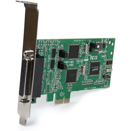 Startech .com 4 Port PCI Express PCIe Serial Combo Card2 x RS232 2 x RS422 / RS485Add two RS232, and two RS422/485 serial ports to your… PEX4S232485