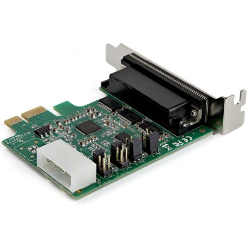 Startech .com 4-port PCI Express RS232 Serial Adapter CardPCIe Serial DB9 Controller Card 16950 UARTLow ProfileWindows/Linux4 port… PEX4S953LP