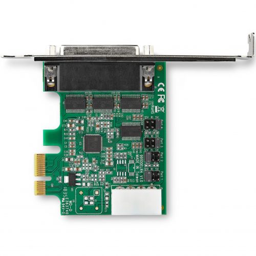Startech .com 4-port PCI Express RS232 Serial Adapter CardPCIe to Serial DB9 RS-232 Controller Card16950 UARTWindows/Linux4 port PCI… PEX4S953